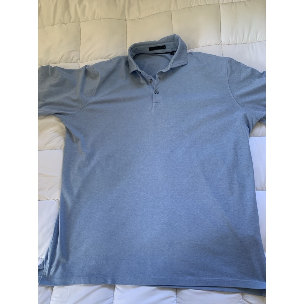 Greyson Golf Polo Mens Light Blue XL‎  Trump National Colts Neck Shirt